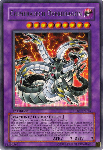Chimeratech Overdragon [DP04-EN013] Rare Yu-Gi-Oh!