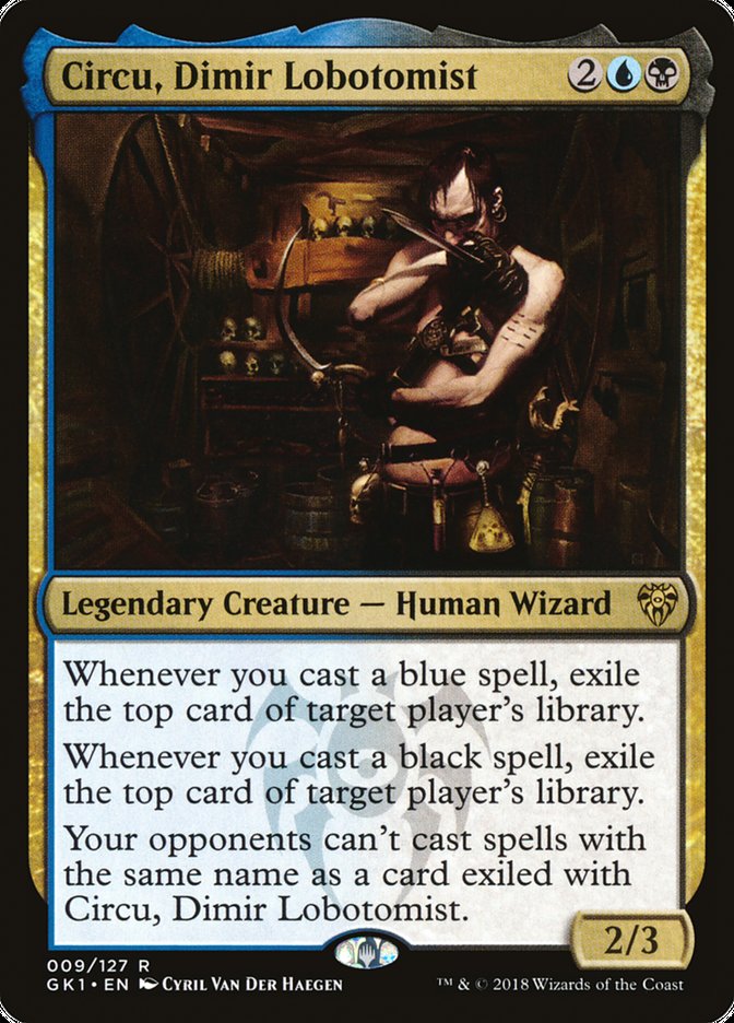 Circu, Dimir Lobotomist [Guilds of Ravnica Guild Kit] Magic: The Gathering