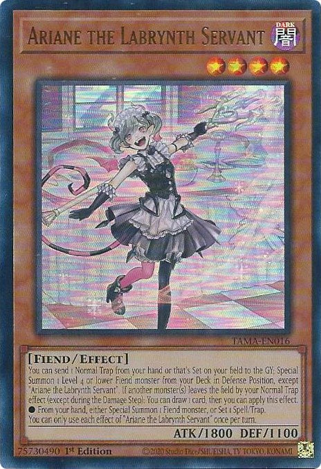 Ariane the Labrynth Servant [TAMA-EN016] Ultra Rare Yu-Gi-Oh!