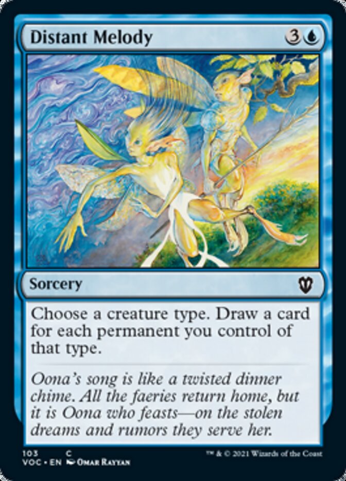 Distant Melody [Innistrad: Crimson Vow Commander] Magic: The Gathering