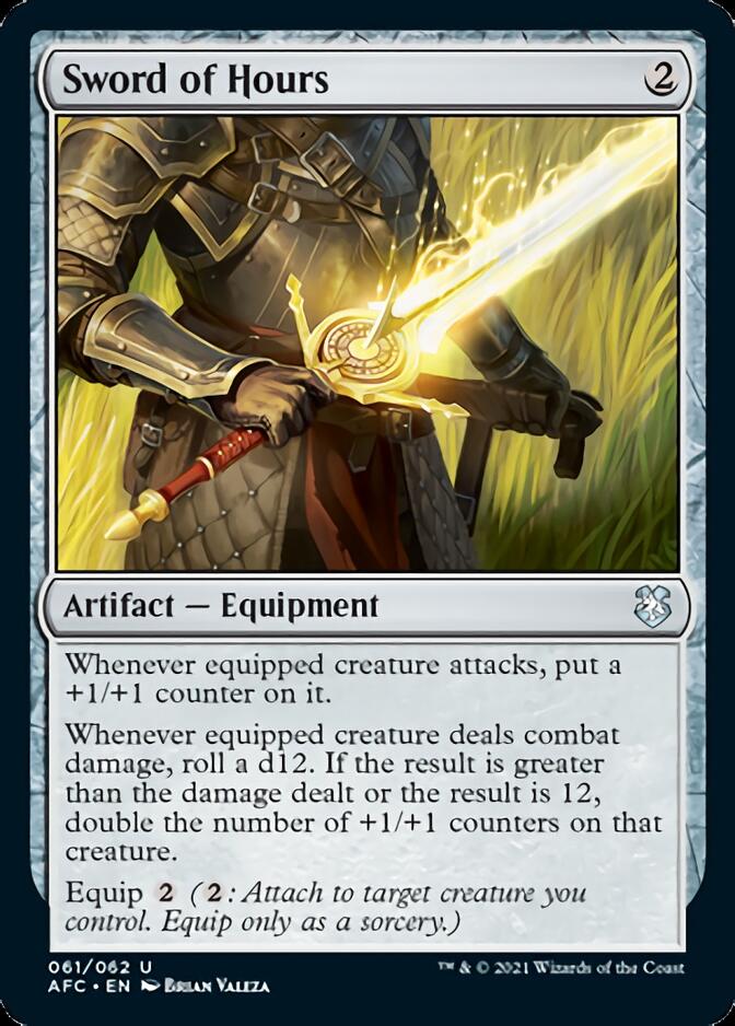 Sword of Hours [Dungeons & Dragons: Adventures in the Forgotten Realms Commander] Magic: The Gathering
