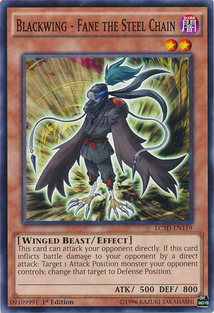 Blackwing - Fane the Steel Chain [LC5D-EN119] Common Yu-Gi-Oh!