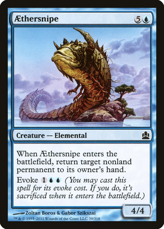 Aethersnipe [Commander 2011] Magic: The Gathering