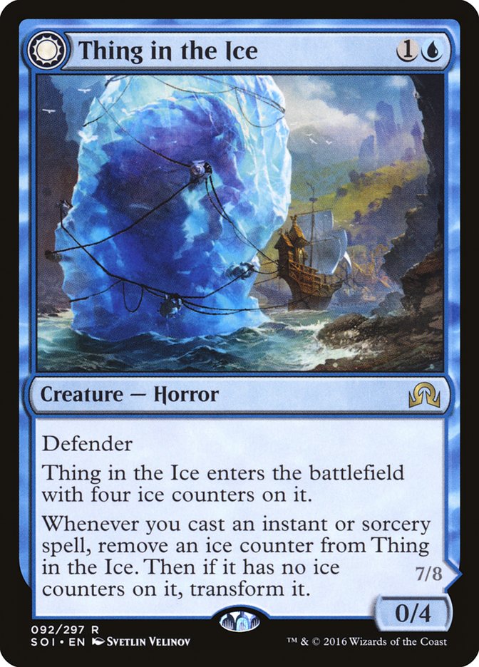Thing in the Ice // Awoken Horror [Shadows over Innistrad] Magic: The Gathering