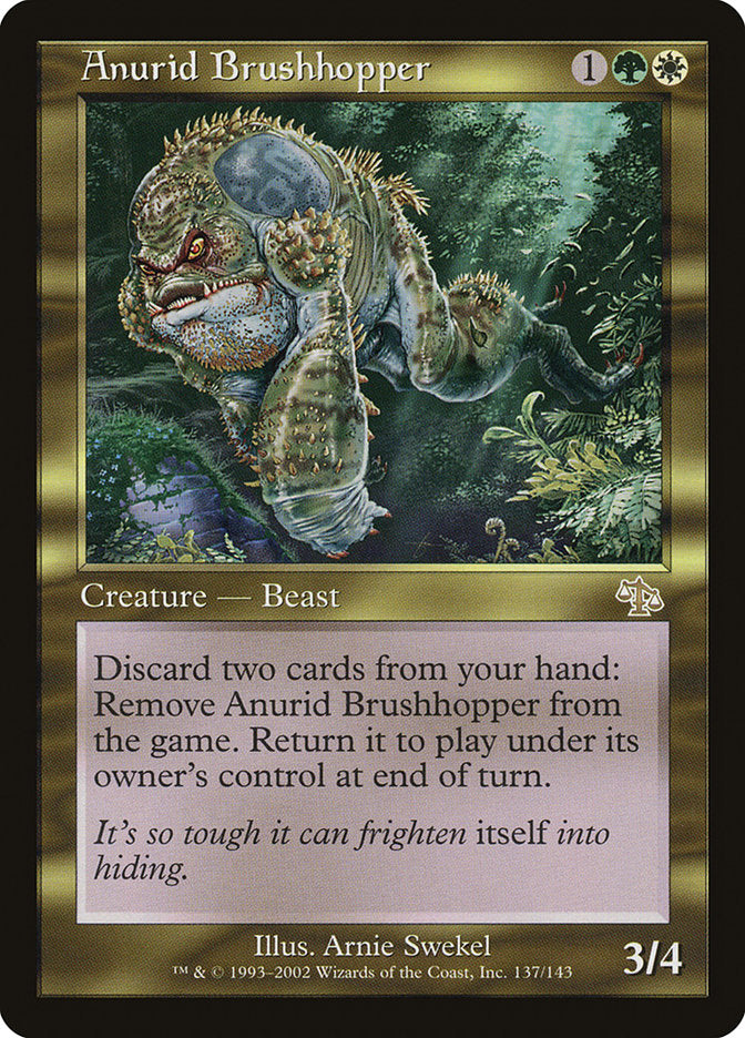 Anurid Brushhopper [Judgment] Magic: The Gathering