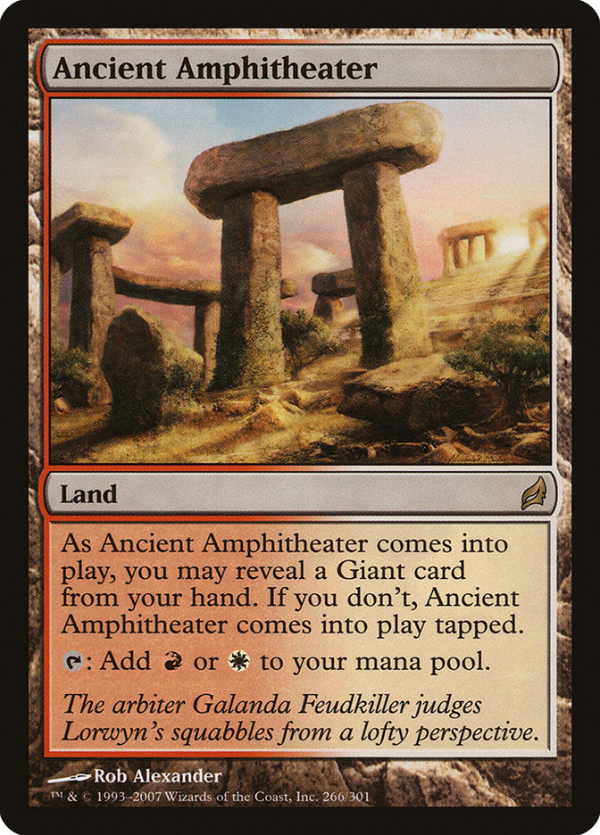 Ancient Amphitheater [Lorwyn] Magic: The Gathering