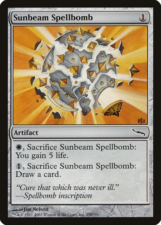 Sunbeam Spellbomb [Mirrodin] Magic: The Gathering