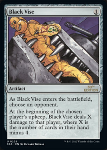 Black Vise [30th Anniversary Edition] Magic: The Gathering