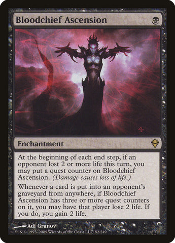 Bloodchief Ascension [Zendikar] Magic: The Gathering