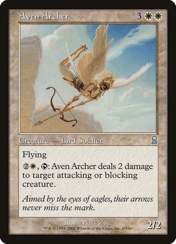 Aven Archer [Odyssey] Magic: The Gathering