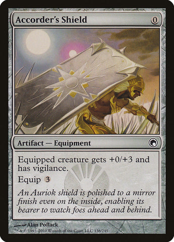 Accorder's Shield [Scars of Mirrodin] Magic: The Gathering