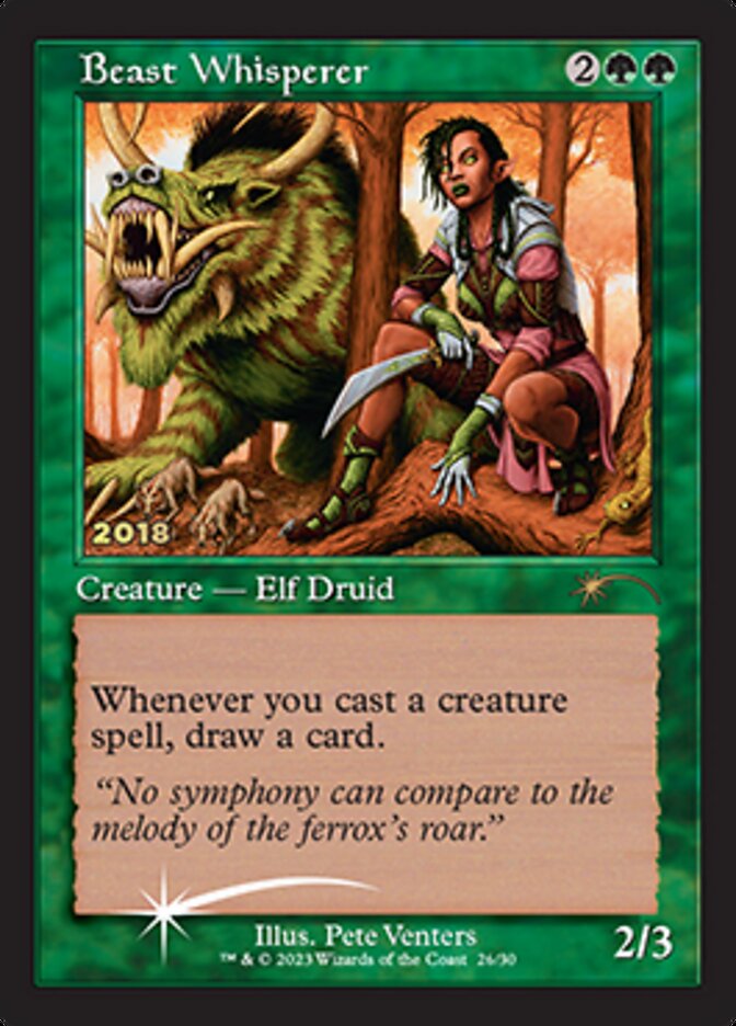 Beast Whisperer [30th Anniversary Promos] Magic: The Gathering