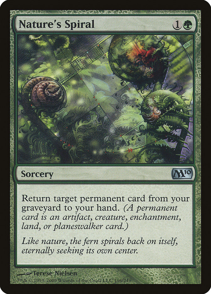 Nature's Spiral [Magic 2010] Magic: The Gathering