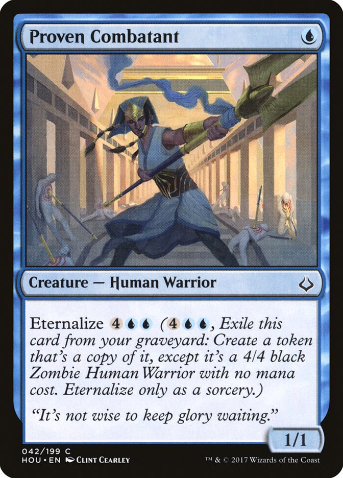Proven Combatant [Hour of Devastation] Magic: The Gathering