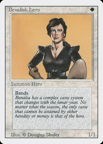 Benalish Hero [Revised Edition] Magic: The Gathering