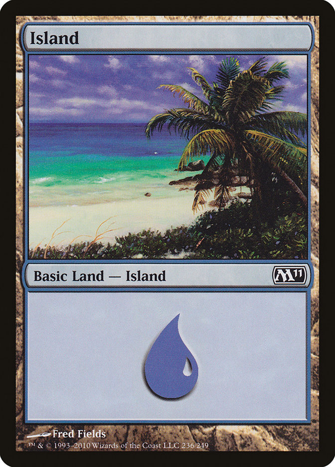 Island (236) [Magic 2011] Magic: The Gathering