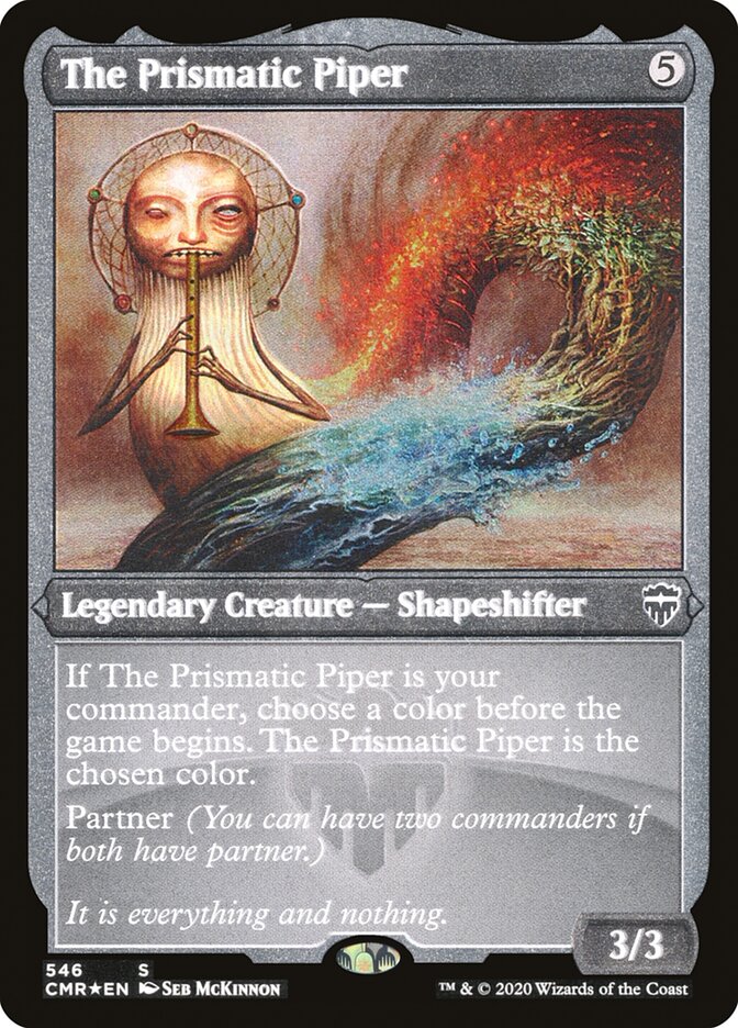 The Prismatic Piper (Etched) [Commander Legends] Magic: The Gathering