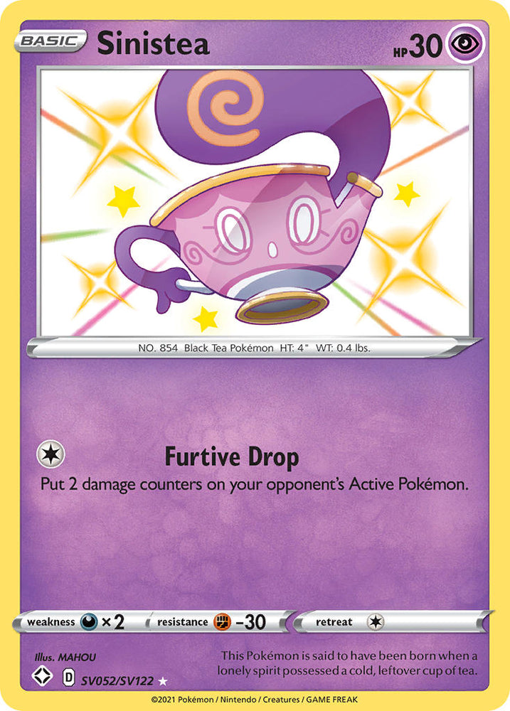 Sinistea (SV052/SV122) [Sword & Shield: Shining Fates] Pokémon