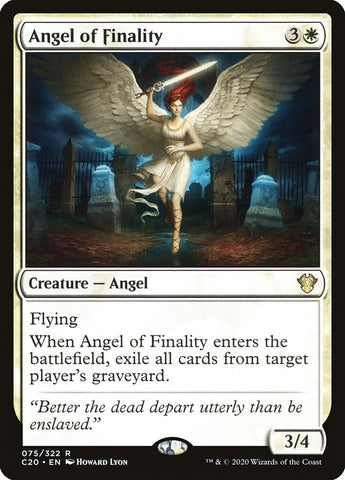 Angel of Finality [Commander 2020] Magic: The Gathering