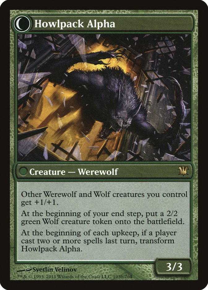 Mayor of Avabruck // Howlpack Alpha [Innistrad] Magic: The Gathering