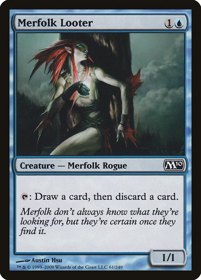Merfolk Looter [Magic 2010] Magic: The Gathering