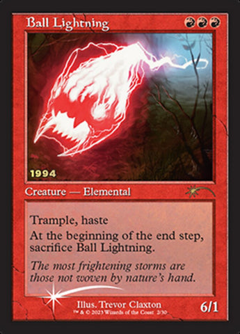 Ball Lightning [30th Anniversary Promos] Magic: The Gathering