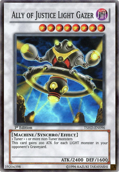 Ally of Justice Light Gazer [TSHD-EN096] Super Rare Yu-Gi-Oh!