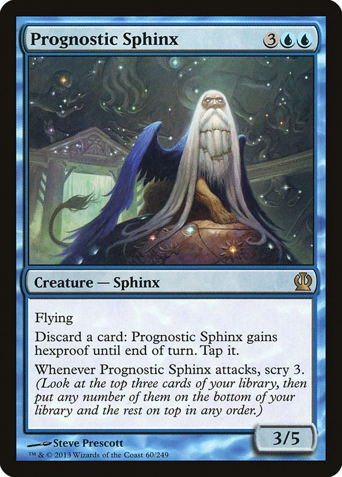 Prognostic Sphinx [Theros] Magic: The Gathering