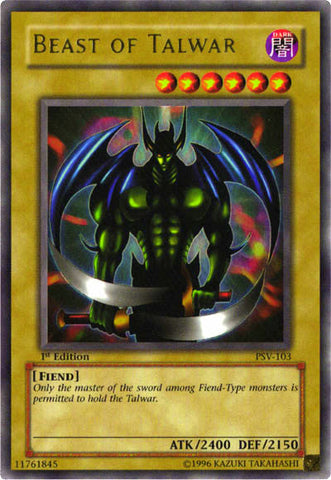 Beast of Talwar [PSV-103] Ultra Rare Yu-Gi-Oh!