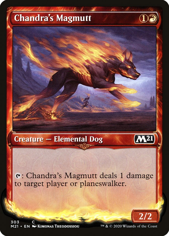 Chandra's Magmutt (Showcase) [Core Set 2021] Magic: The Gathering
