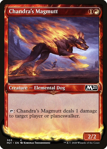 Chandra's Magmutt (Showcase) [Core Set 2021] Magic: The Gathering