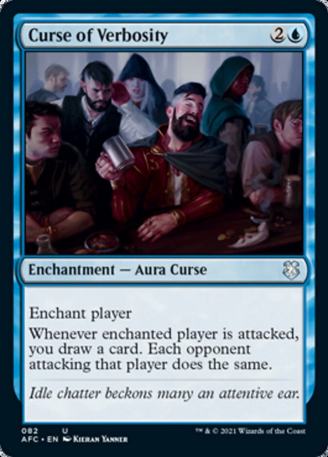 Curse of Verbosity [Dungeons & Dragons: Adventures in the Forgotten Realms Commander] Magic: The Gathering