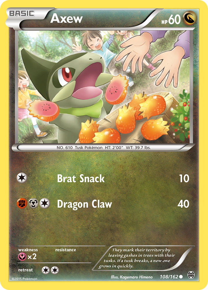 Axew (108/162) [XY: BREAKthrough] Pokémon