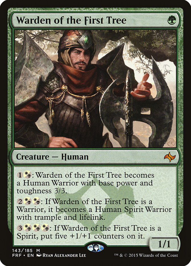 Warden of the First Tree [Fate Reforged] Magic: The Gathering