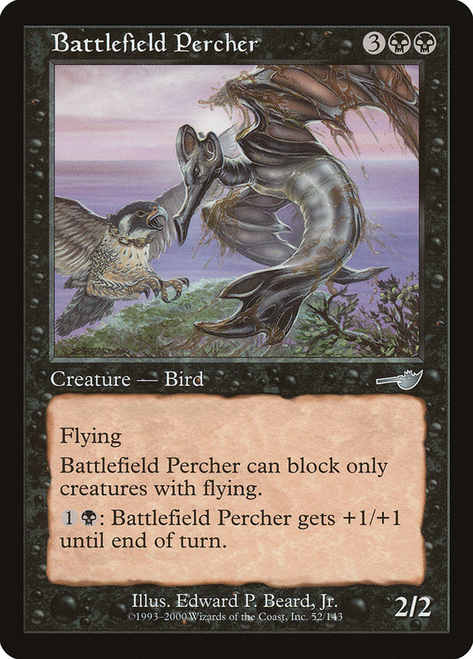Battlefield Percher [Nemesis] Magic: The Gathering