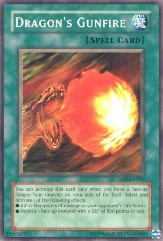Dragon's Gunfire [LOD-EN045] Common Yu-Gi-Oh!
