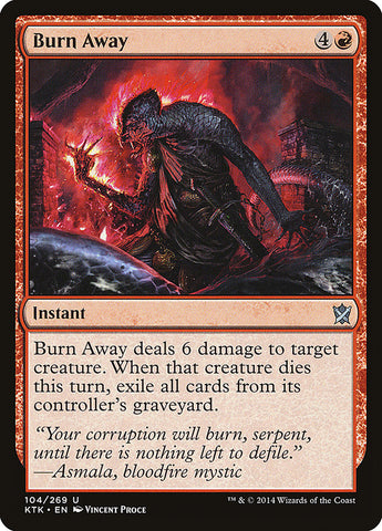 Burn Away [Khans of Tarkir] Magic: The Gathering