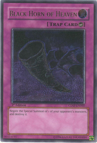 Black Horn of Heaven [CDIP-EN060] Ultimate Rare Yu-Gi-Oh!