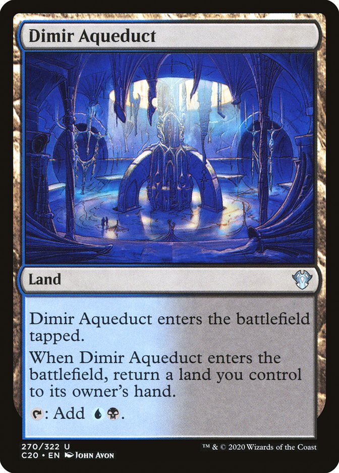 Dimir Aqueduct [Commander 2020] Magic: The Gathering