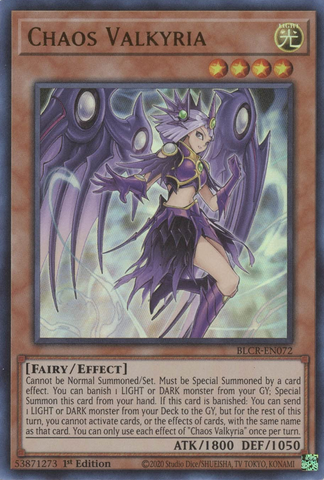 Chaos Valkyria [BLCR-EN072] Ultra Rare Yu-Gi-Oh!