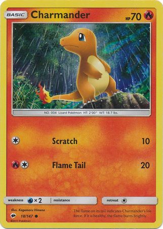Charmander (18/147) (Premium Collection Promo) [Sun & Moon: Burning Shadows] Pokémon
