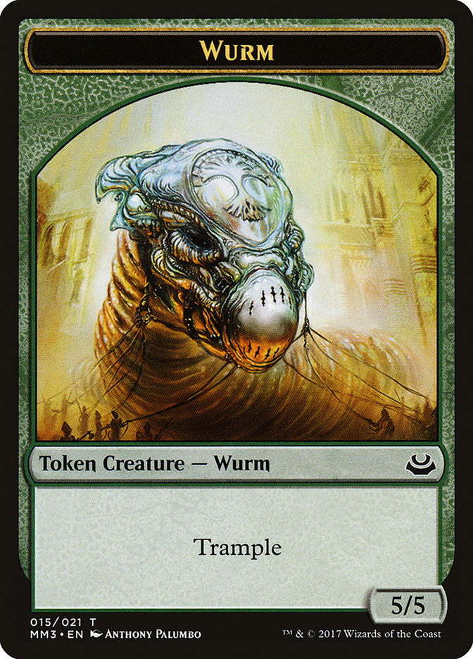 Wurm Token [Modern Masters 2017 Tokens] Magic: The Gathering