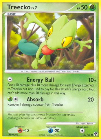 Treecko (90/106) [Diamond & Pearl: Great Encounters] Pokémon