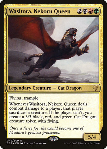 Wasitora, Nekoru Queen [Commander 2017] Magic: The Gathering
