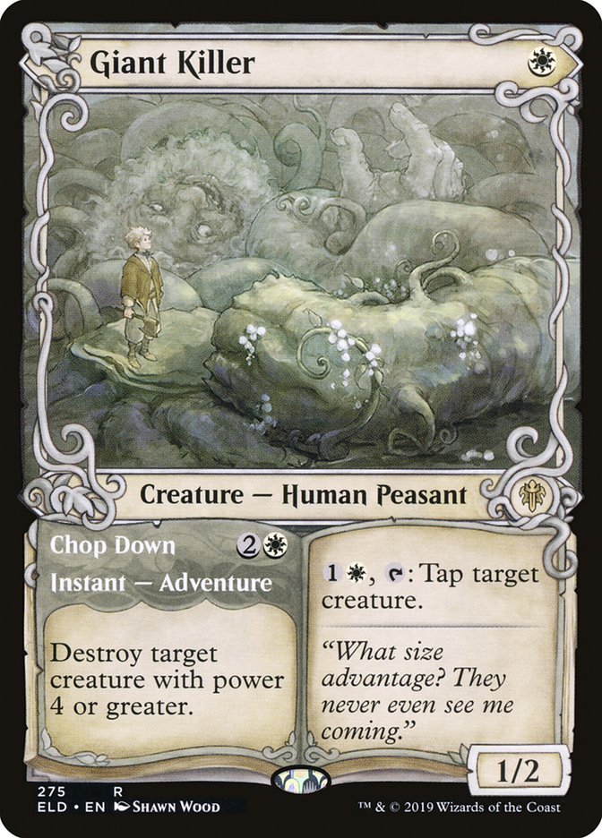 Giant Killer // Chop Down (Showcase) [Throne of Eldraine] Magic: The Gathering