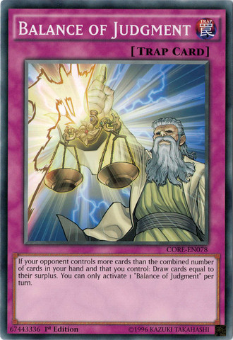 Balance of Judgment [CORE-EN078] Common Yu-Gi-Oh!