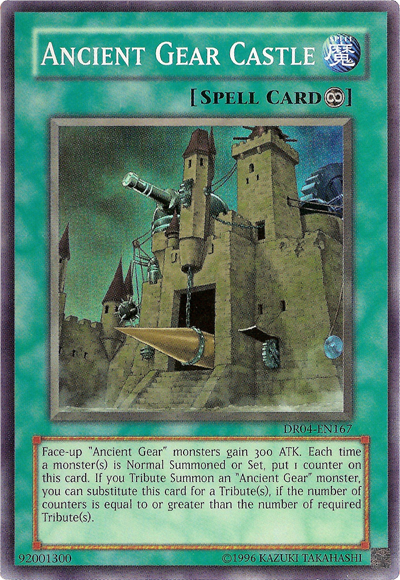 Ancient Gear Castle [DR04-EN167] Super Rare Yu-Gi-Oh!