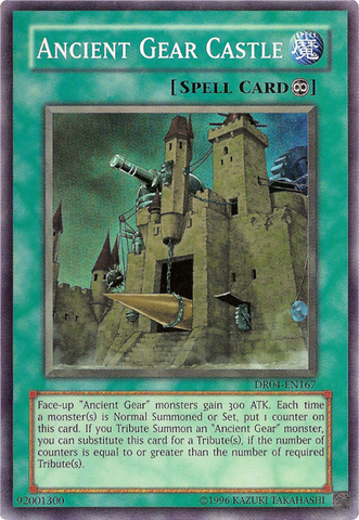 Ancient Gear Castle [DR04-EN167] Super Rare Yu-Gi-Oh!