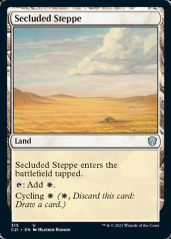 Secluded Steppe [Commander 2021] Magic: The Gathering