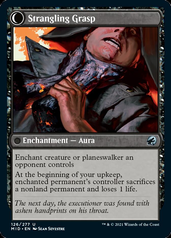 Vengeful Strangler // Strangling Grasp [Innistrad: Midnight Hunt] Magic: The Gathering
